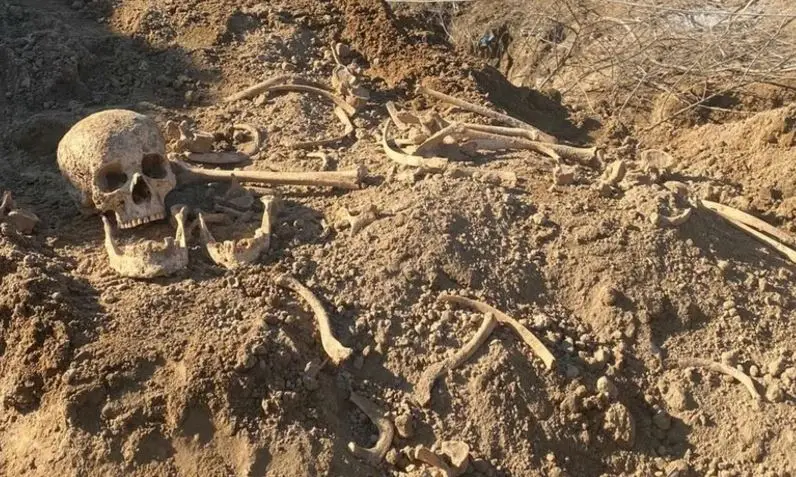 Qubanın Rustov kəndində insan sümükləri tapılıb