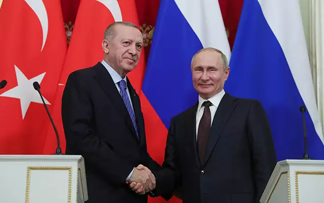 Ərdoğan və Putin arasında telefon danışığı olub