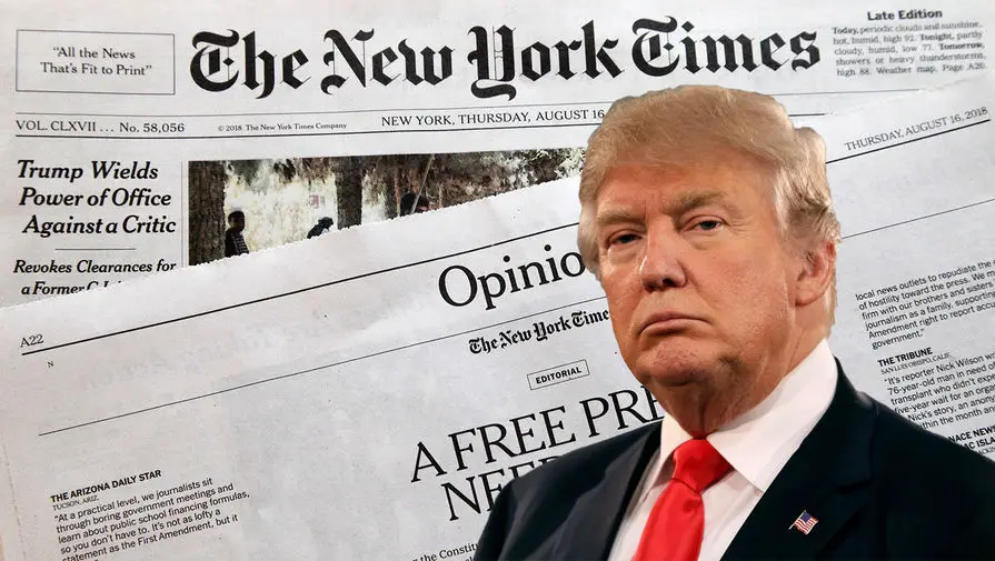 Tramp “The New York Times” qəzetini məhkəməyə verdi - 15 milyard dollarlıq iddia