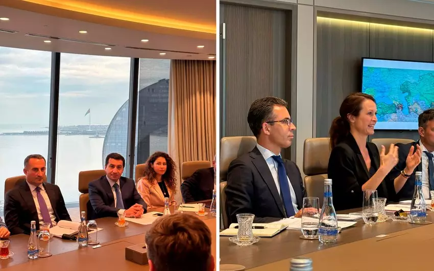 Hikmət Hacıyev Şimali Baltik Səkkizliyi ölkələrinin nümayəndələri ilə görüşüb - FOTO