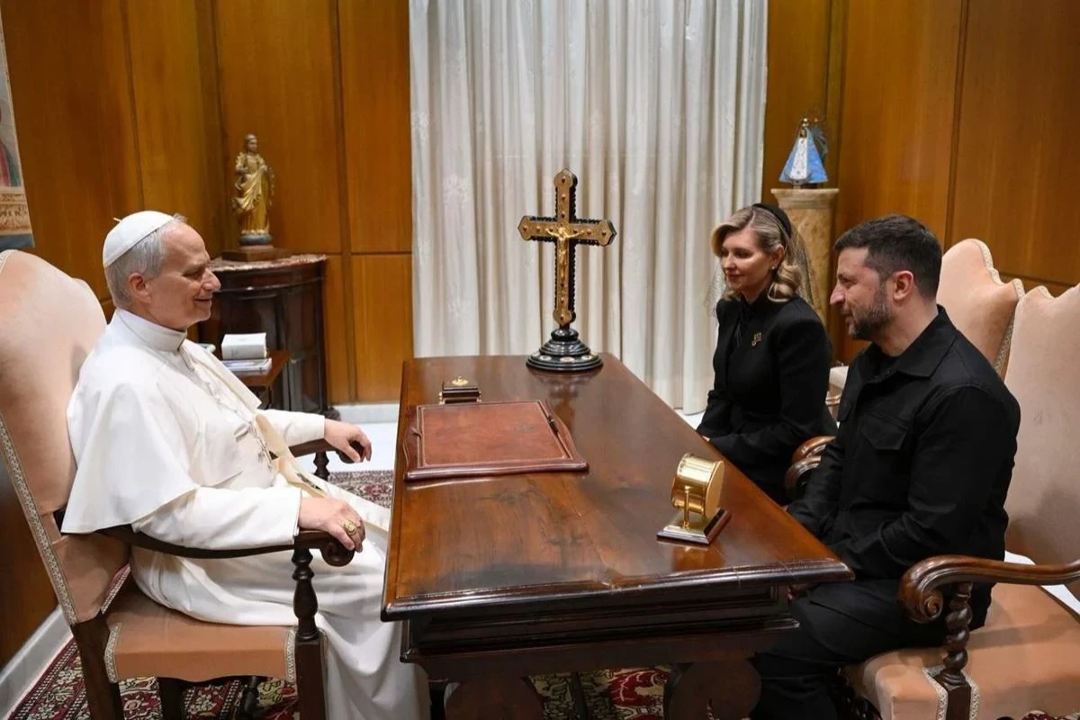 Zelenski Papa XIV Leo ilə görüşdü – FOTO