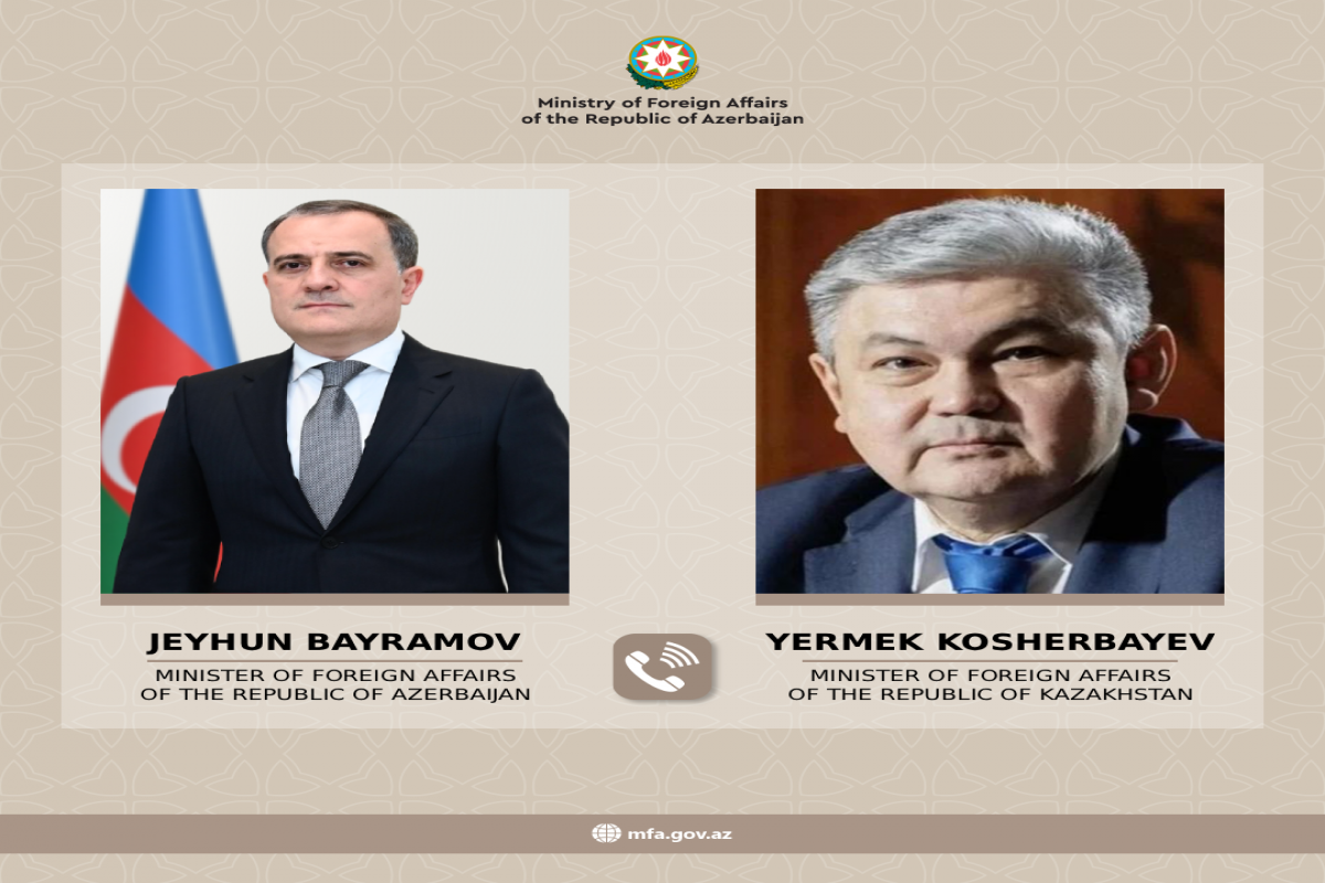 Ceyhun Bayramov Qazaxıstanın yeni xarici işlər nazirini təbrik edib
