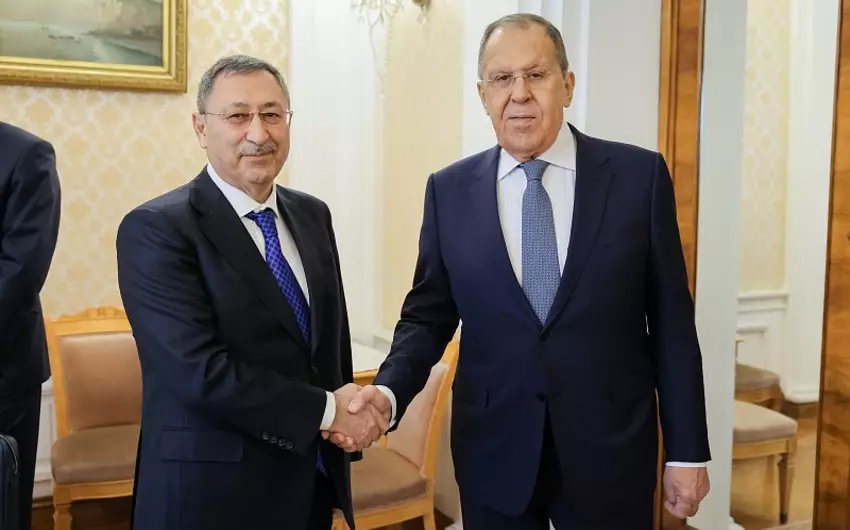Xələf Xələfov və Sergey Lavrov Moskvada mühüm müzakirələr aparıblar