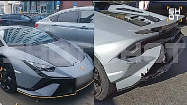 50 milyonluq "Lamborghini"ni əzdi