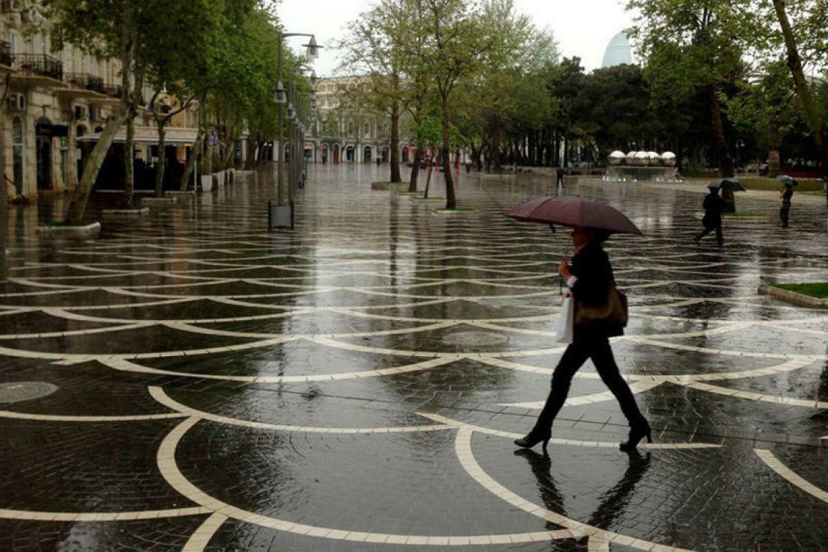 Sabah Bakıda yağış yağacaq, külək əsəcək