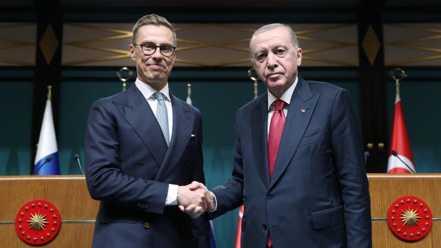  Türkiyə və Finlandiya prezidentləri Yaxın Şərqdəki vəziyyət müzakirə ediblər 