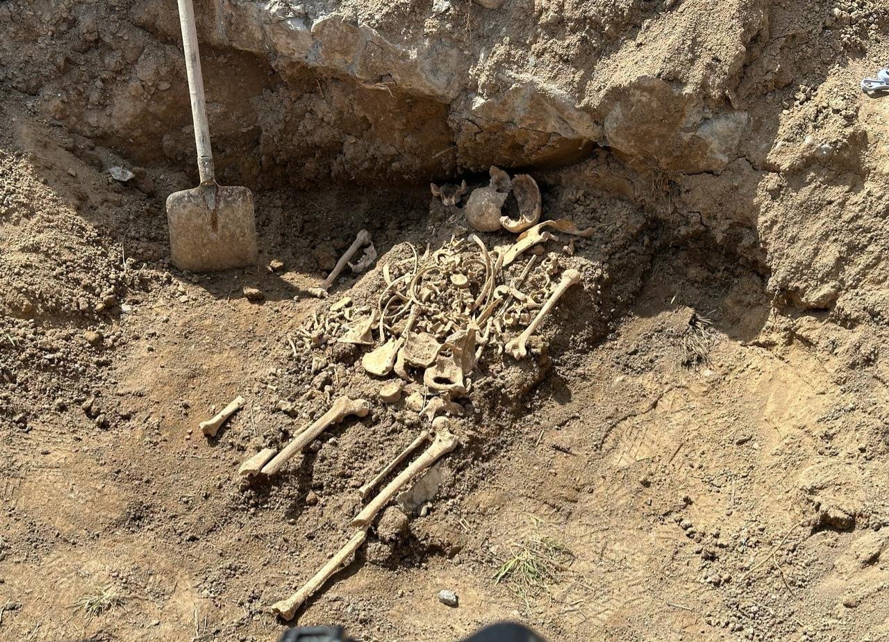 Ağdamda insan skeletinin qalıqları aşkarlandı
