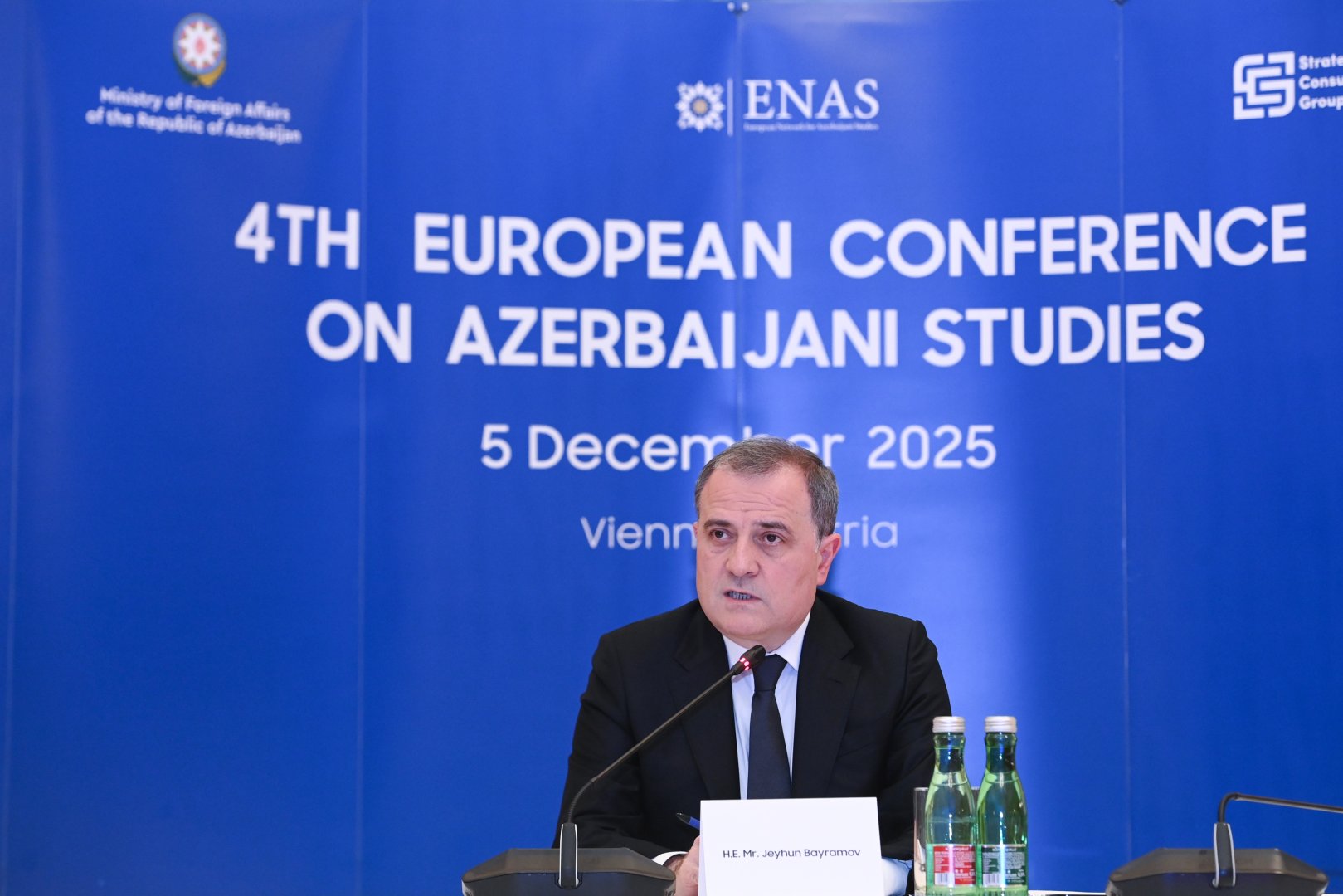 Ceyhun Bayramov Vyanada keçirilən 4-cü Avropa Azərbaycanşünaslıq Konfransında çıxış edib