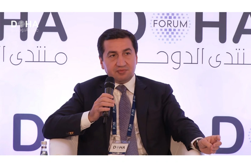 Hikmət Hacıyev Doha Forumu çərçivəsində müzakirələrlə bağlı paylaşım edib 