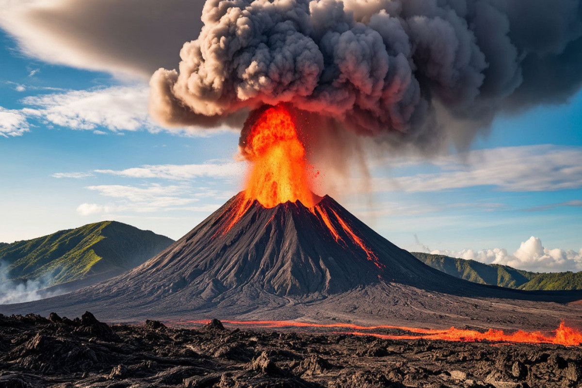 Havayda Kilauea vulkanı püskürdü