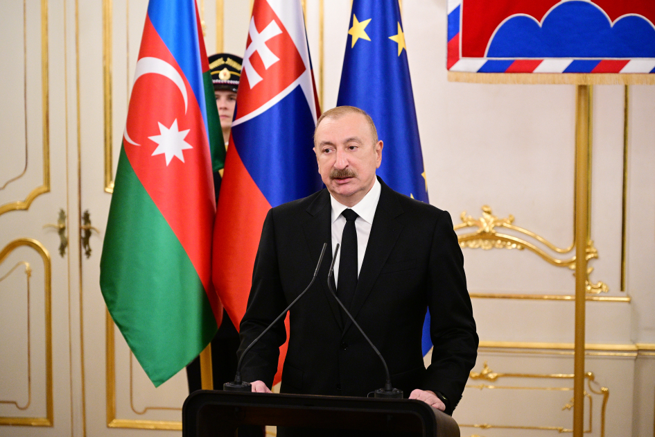 Prezident İlham Əliyev: Slovakiya və Azərbaycan dost ölkələr və strateji tərəfdaşlardır