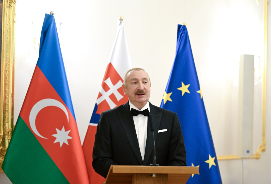 Azərbaycan lideri: Slovakiya ilə aramızda çox dayanıqlı bağlantılar qurulacaq