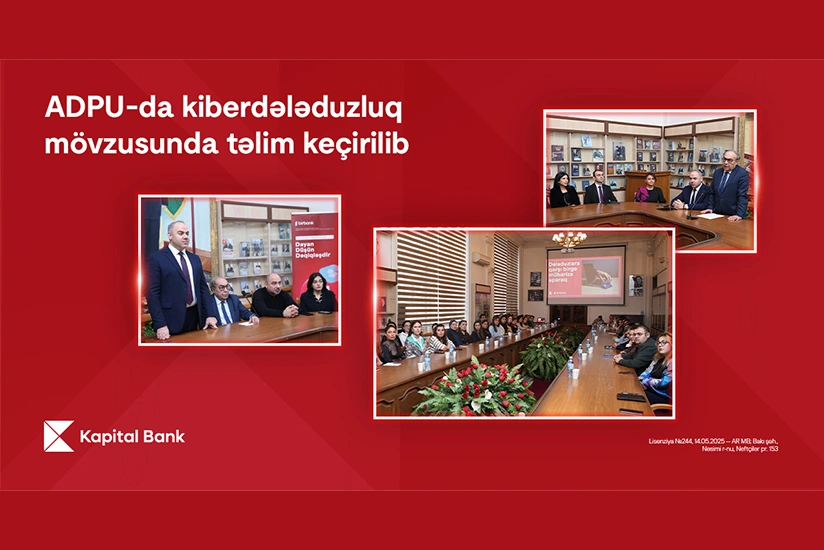 "Kapital Bank"ın kiberdələduzluqla mübarizə mövzusunda təlimləri davam edir