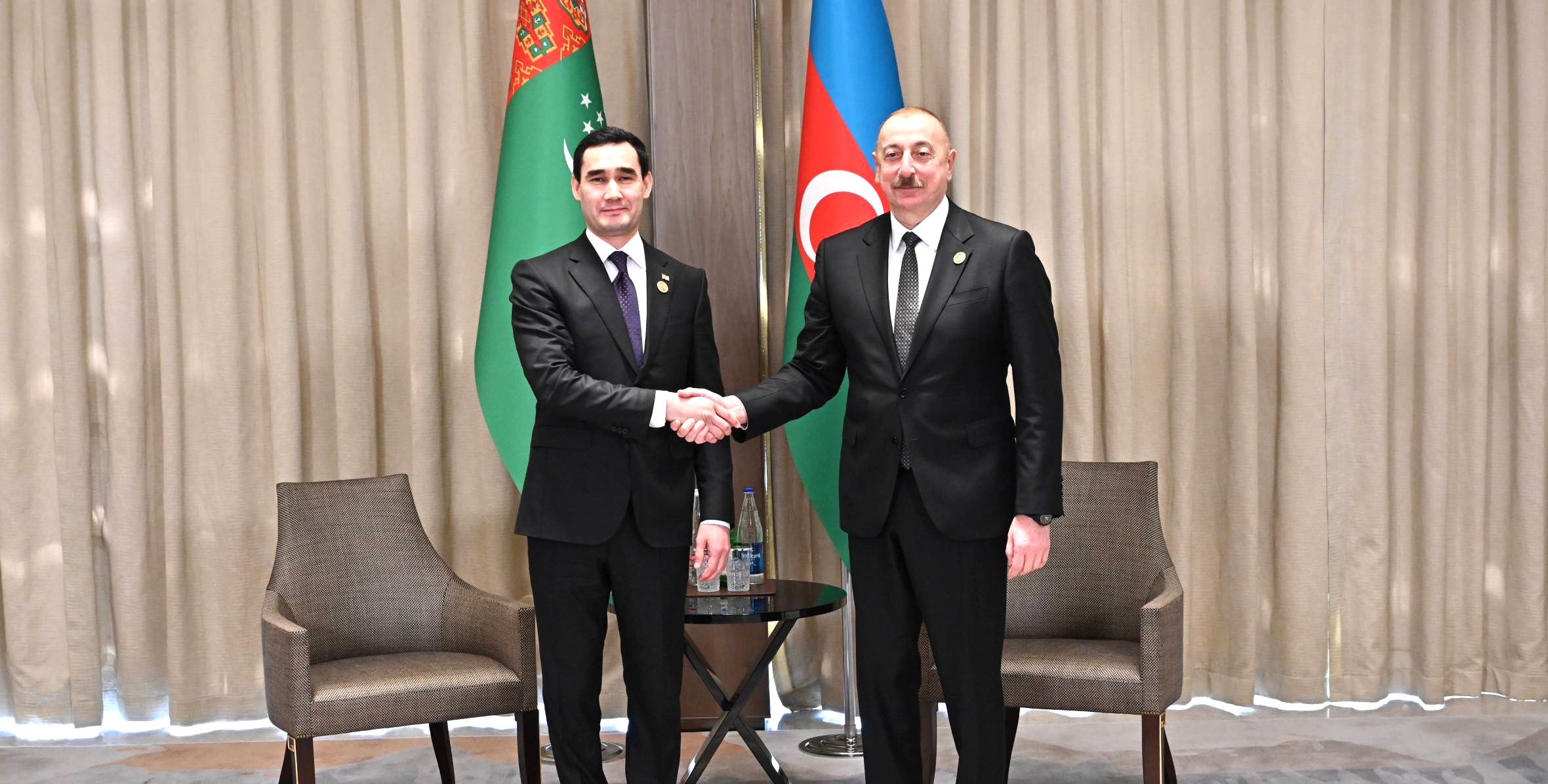 İlham Əliyev türkmənistanlı həmkarını təbrik edib