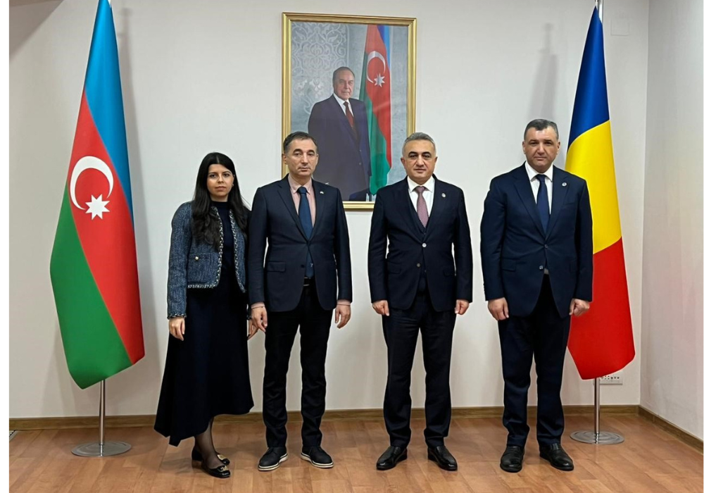 Vəkillər Kollegiyasının nümayəndə heyəti Azərbaycanın Rumıniyadakı səfirliyini ziyarət edib