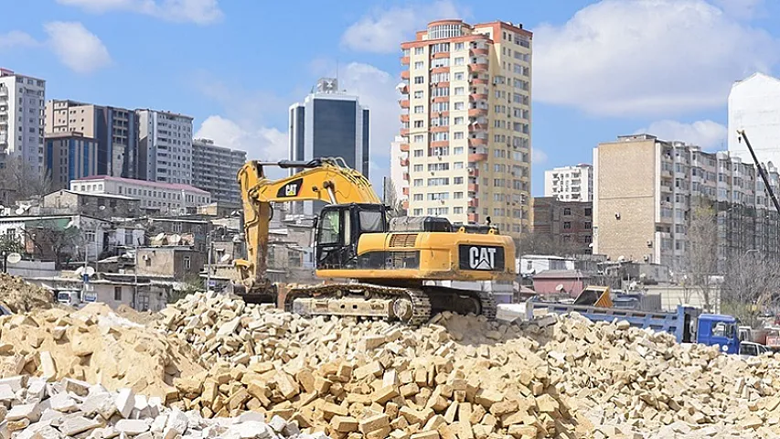 Sumqayıtda böyük söküntü - İcra Hakimiyyətindən açıqlama