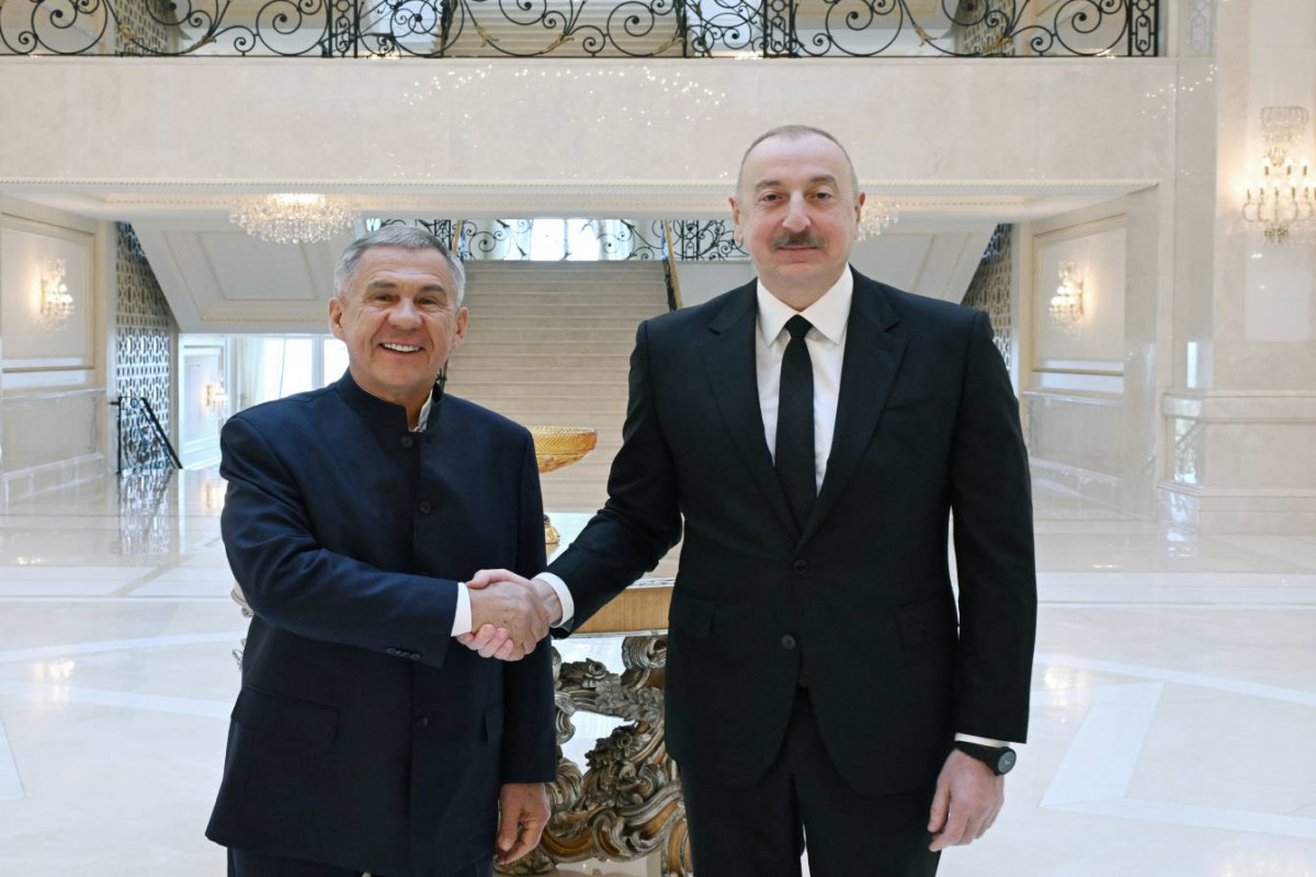 Tatarıstanın Rəisi Prezident İlham Əliyevi təbrik edib