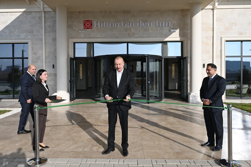 Ağdam şəhərində "Hilton Garden Inn Agdam" hoteli istifadəyə verilib