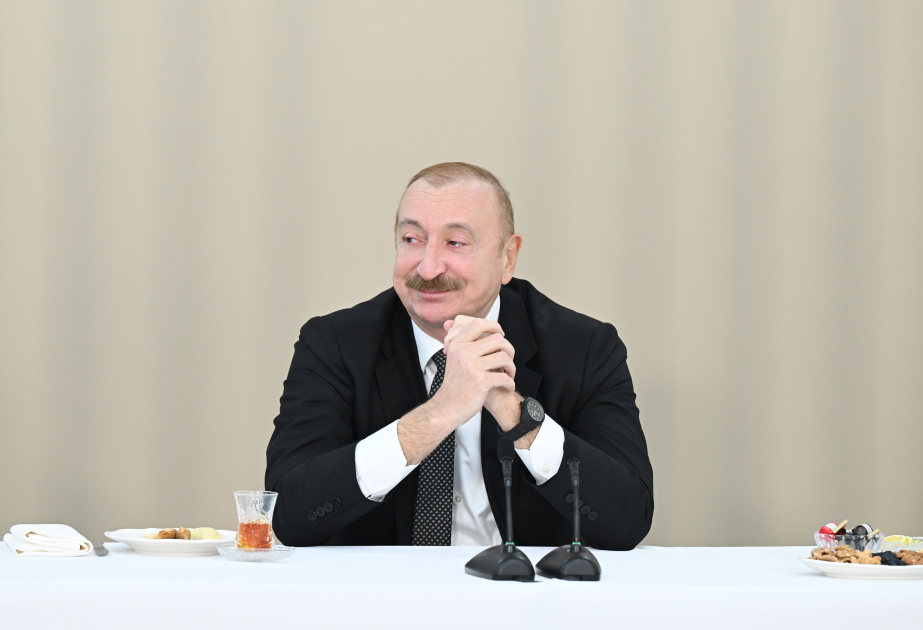 İlham Əliyev: Bu gün Ağdam rayonunda artıq həyat bərpa edilir