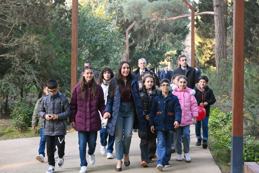 Leyla Əliyeva Mərkəzi Nəbatat bağında uşaqlar üçün təşkil olunan tədbirdə iştirak edib - FOTO