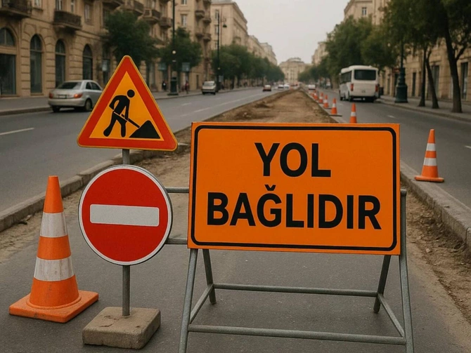 Bakıda mərkəzi küçələrindən birində nəqliyyatın hərəkəti məhdudlaşdırılacaq