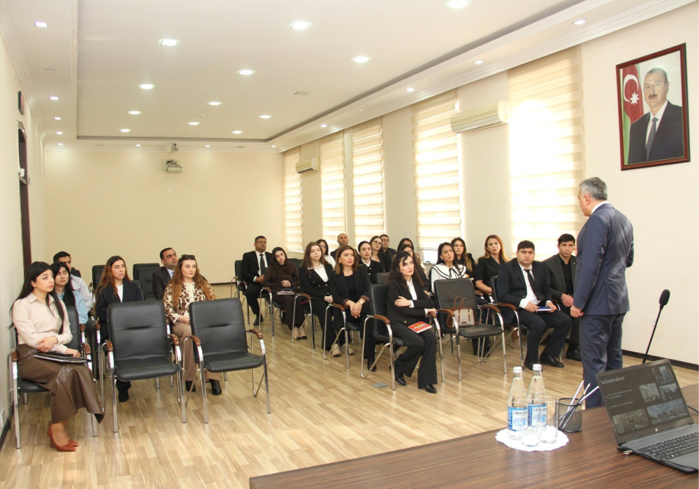 Anar Bağırov ədliyyə orqanlarına qəbul olunan şəxslərə icbari tədris keçib - FOTO