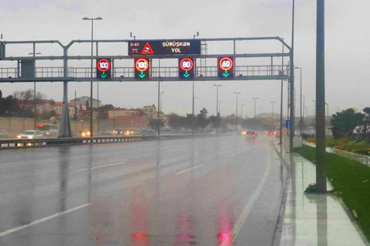 Zığ dairəsi-hava limanı yolunda sürət həddi endirildi