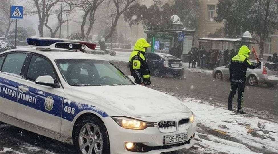 DYP hava şəraiti ilə bağlı hərəkət iştirakçılarına müraciət edib