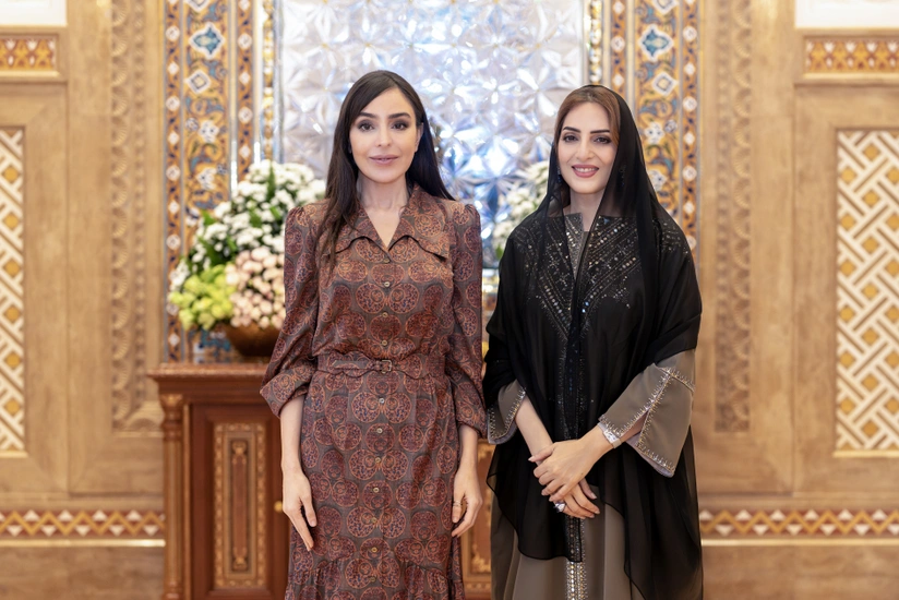 Leyla Əliyeva Maskatda Omanın birinci xanımı ilə görüşüb - FOTO