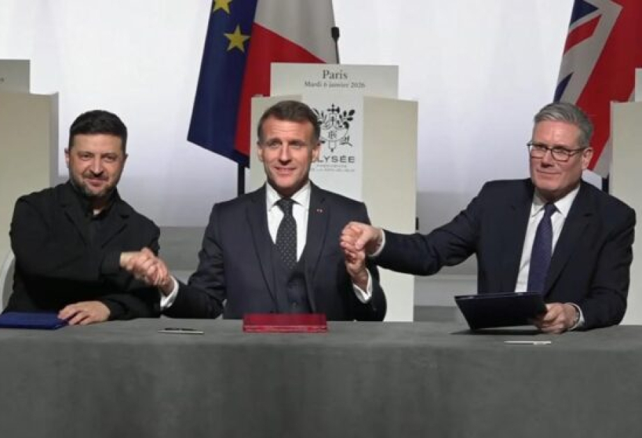 Zelenski, Makron və Starmer Niyyət Bəyannaməsi imzalayıblar