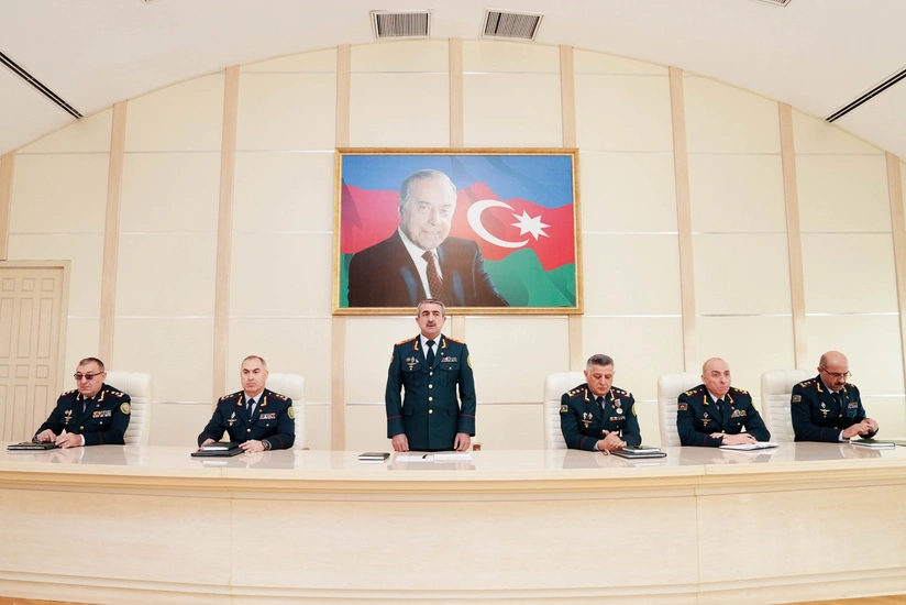 DSX-nin 2025-ci ilin xidməti-döyüş fəaliyyətinin yekunlarına dair hesabat müşavirəsi keçirilib