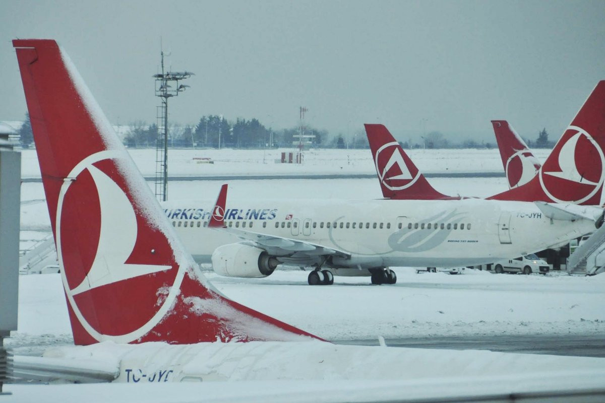 İstanbul hava limanında nəzərdə tutulan 54 səfər təxirə salınıb