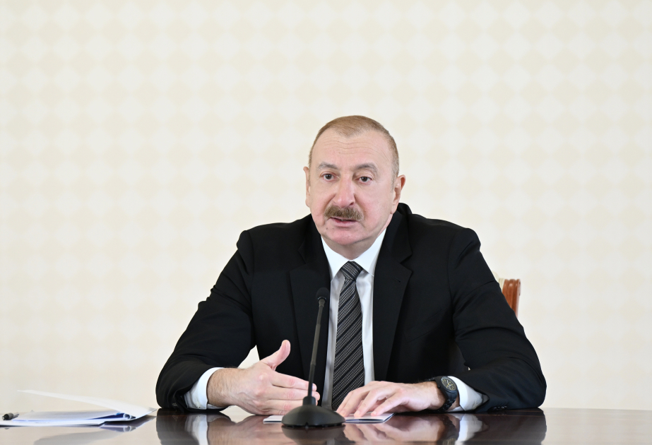 İlham Əliyev: Azad edilmiş ərazilərdə daha iki böyük su anbarının tikintisinə hazırlıq işləri gedir