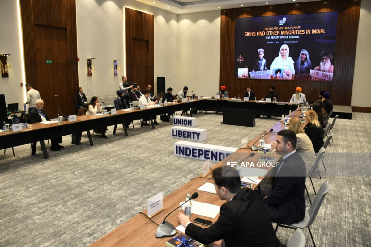 Bakı Təşəbbüs Qrupu və Beynəlxalq Siqh Federasiyası beynəlxalq ictimaiyyətə çağırış edib