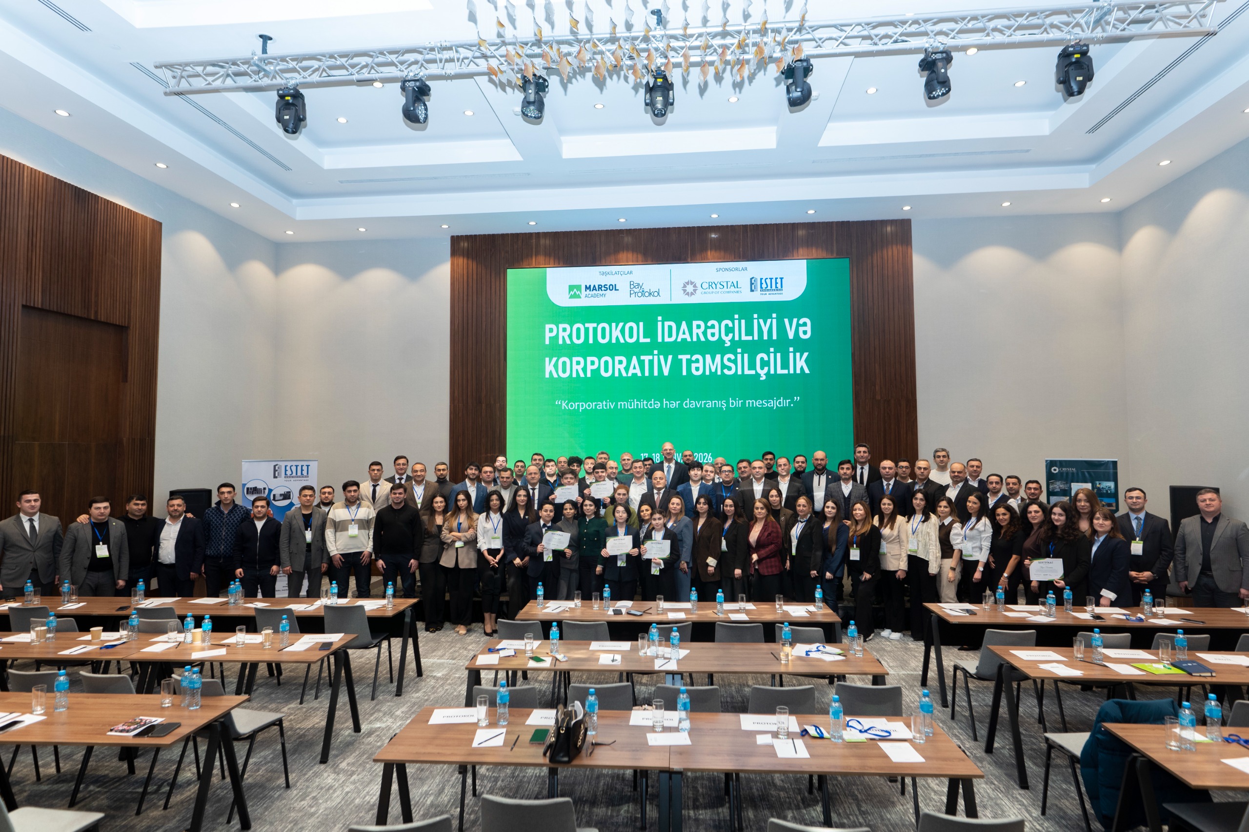 Azərbaycanda ilk dəfə “Protokol İdarəçiliyi və Korporativ Təmsilçilik” mövzusunda peşəkar təlim proqramı keçirilib - FOTO