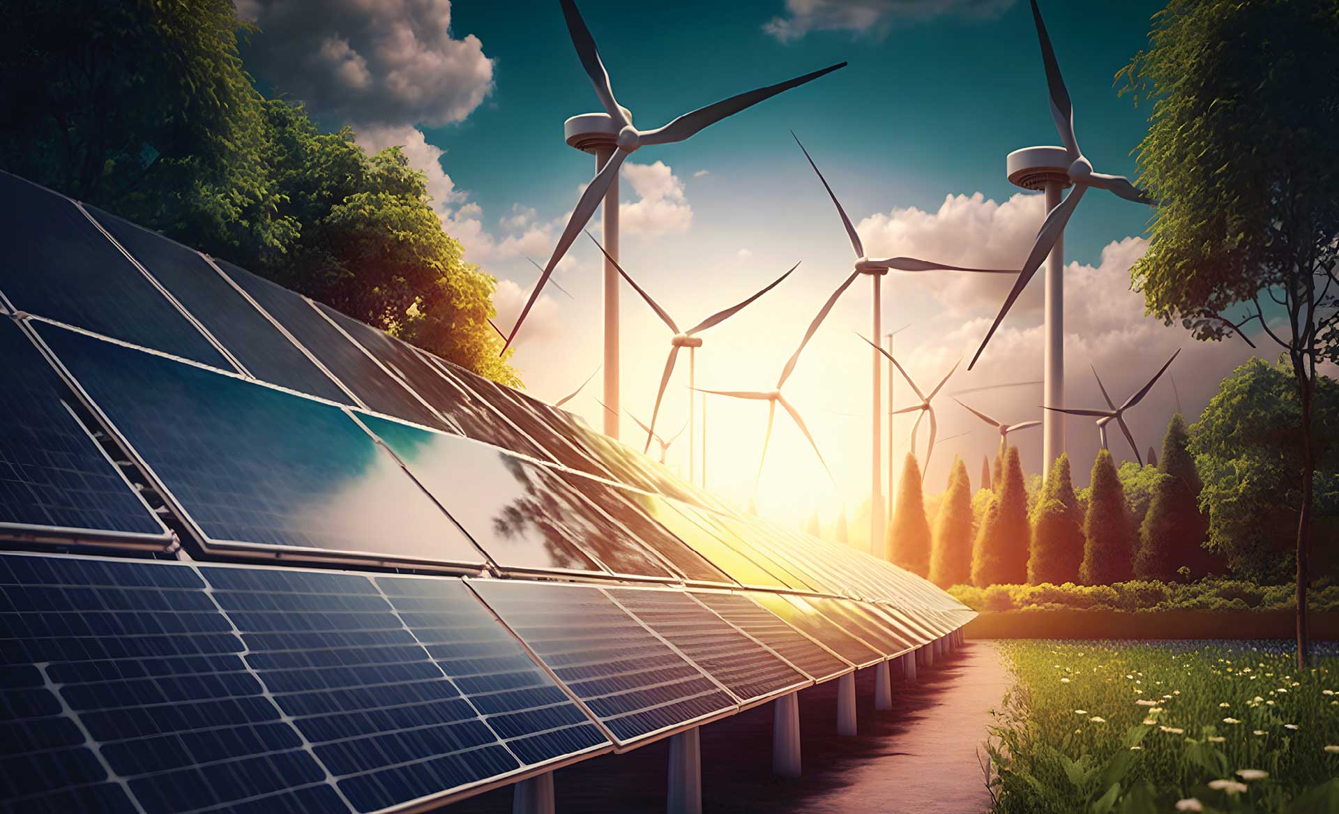 Azərbaycanda günəş və külək enerjisi istehsalı artıb