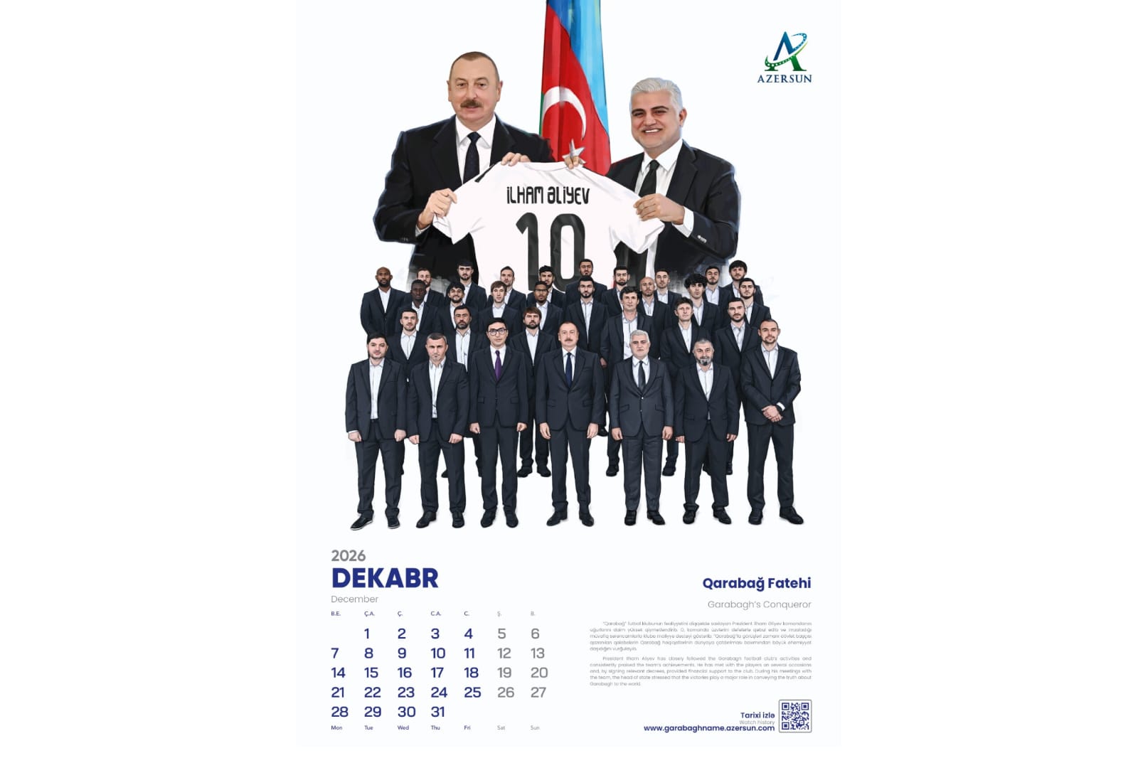 “Azərsun Holdinq”dən “Qarabağnamə” – 2026-cı ilin xüsusi təqvim dəsti - FOTO
