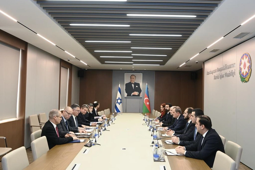 Azərbaycan və İsrailin XİN başçıları arasında geniştərkibli görüş keçirilib - YENİLƏNİB - 2