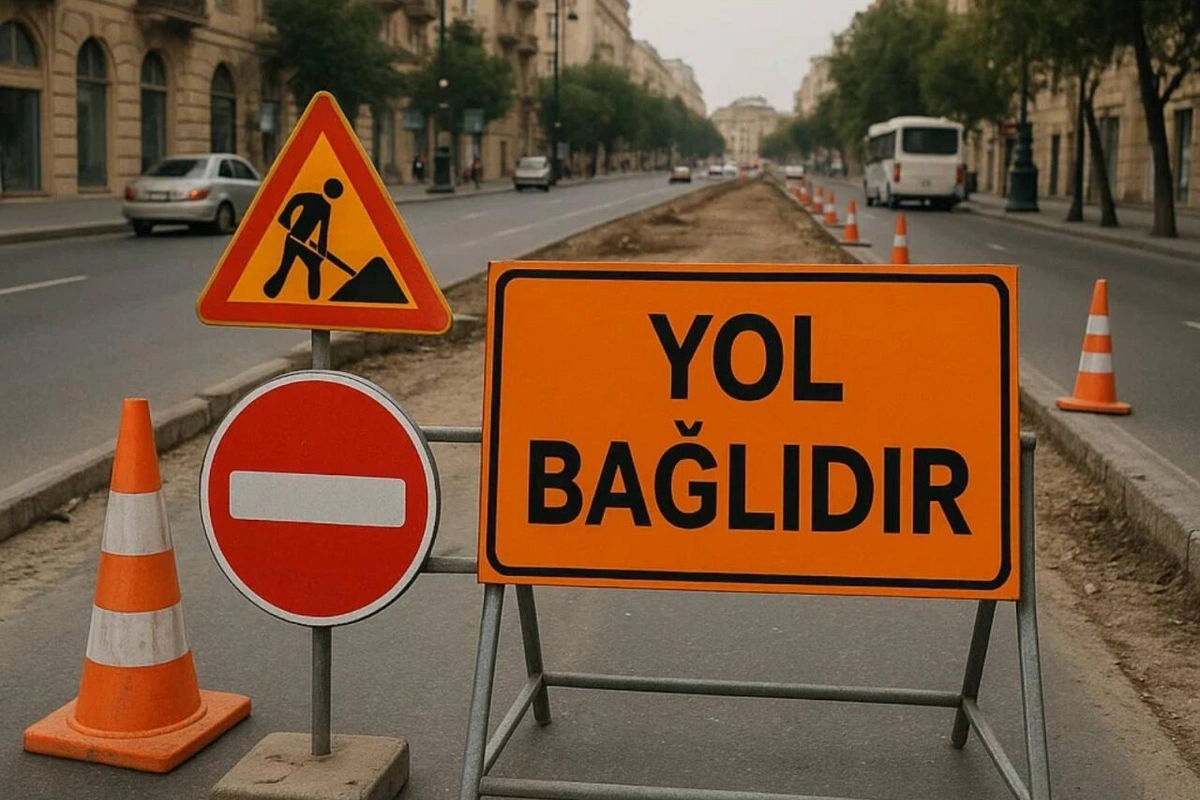 Bu prospektidə nəqliyyatın hərəkəti tam məhdudlaşdırılacaq