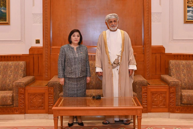 Sahibə Qafarova Oman Sultanlığı Dövlət Şurasının sədri ilə görüşüb - FOTO