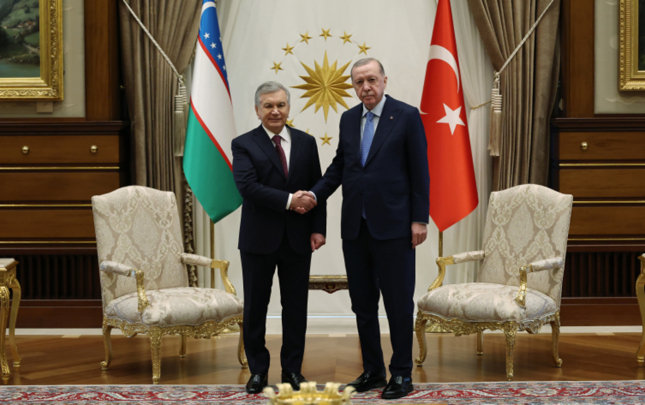 Mirziyoyev Ərdoğanı Özbəkistana səfərə dəvət edib