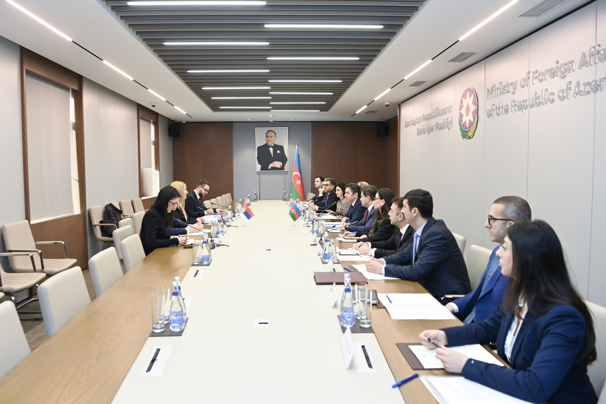 Azərbaycan və Serbiya arasında siyasi məsləhətləşmələr baş tutub - FOTO