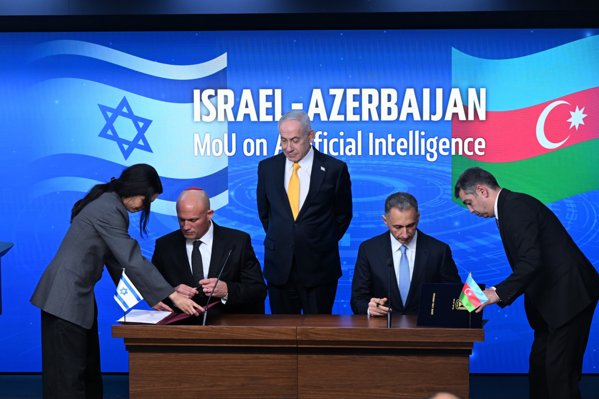 Azərbaycanla İsrail arasında süni intellekt sahəsində Memorandum imzalanıb