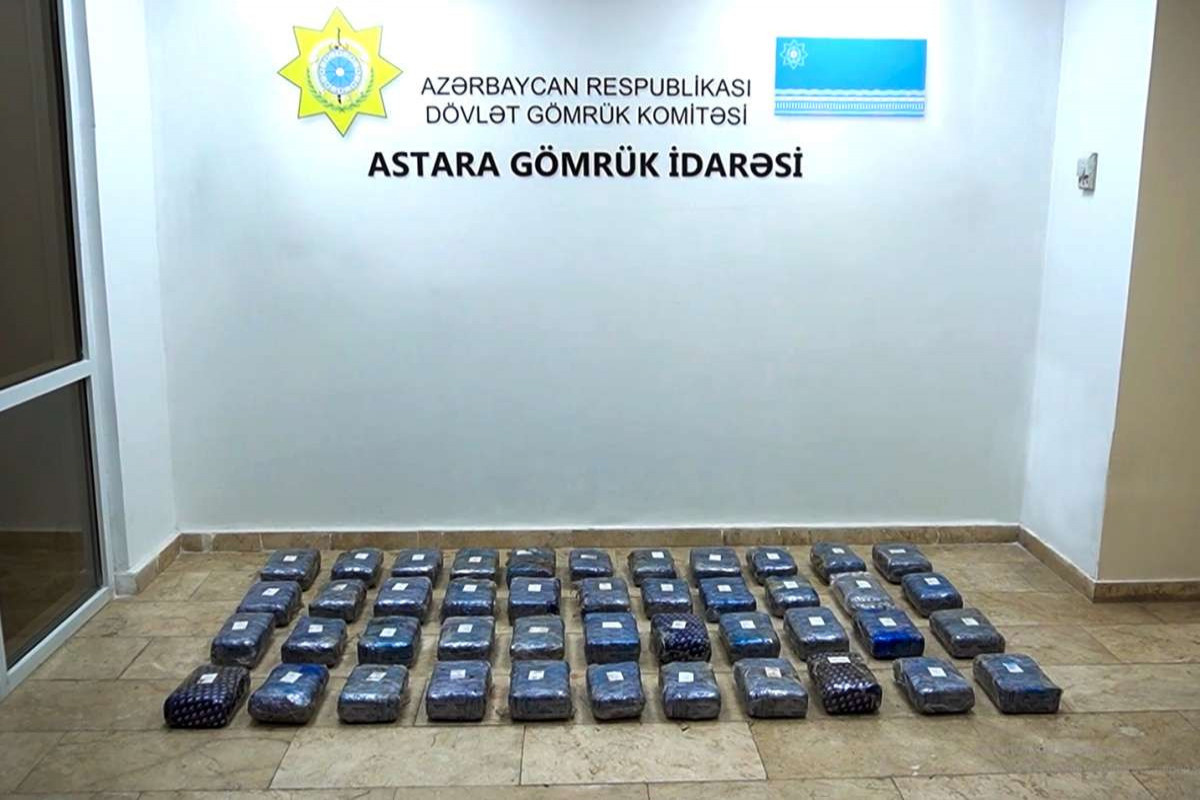 İrandan Rusiyaya gedən yük maşınında 51 kq narkotik vasitə aşkarlanıb