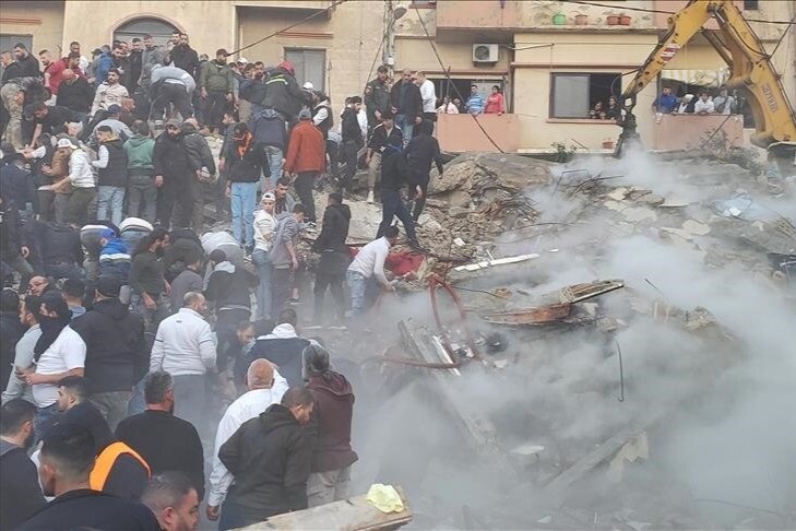 Livanda binaların çökməsi nəticəsində 14 nəfər həlak olub