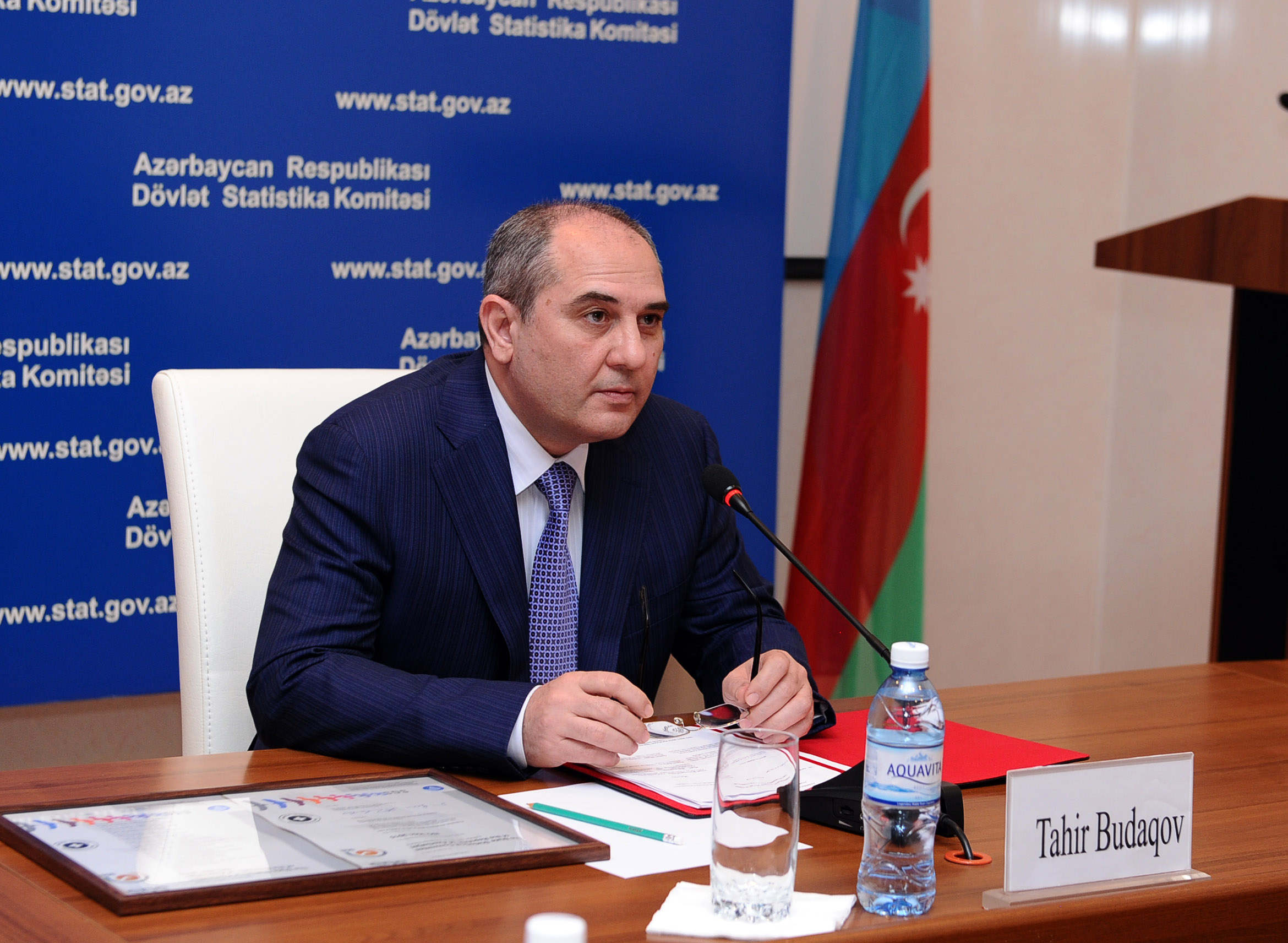 Tahir Budaqov Dövlət Statistika Komitəsinin sədri vəzifəsindən azad edilib