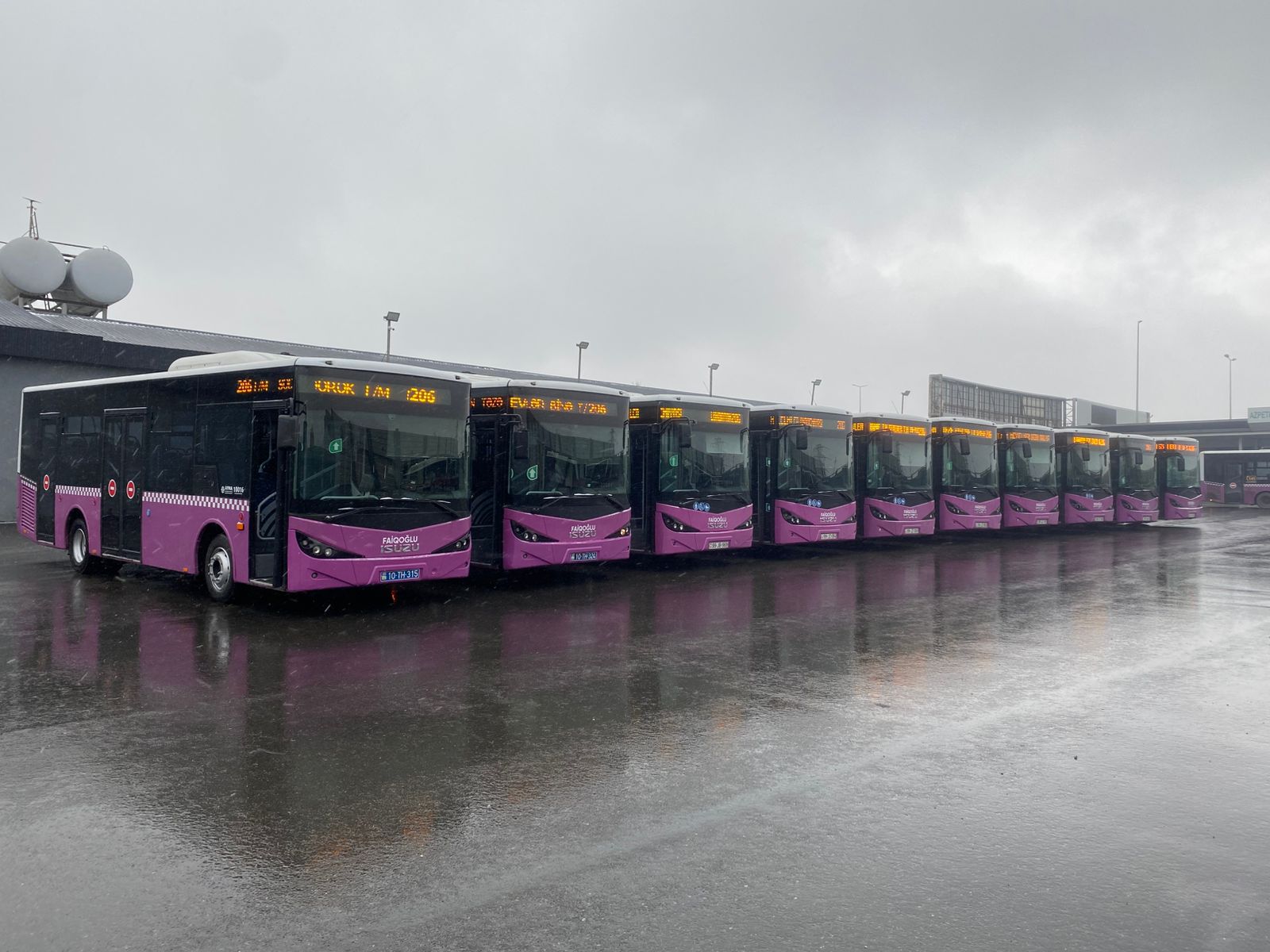Bakıda daha bir marşrut üzrə avtobuslar yenilənib