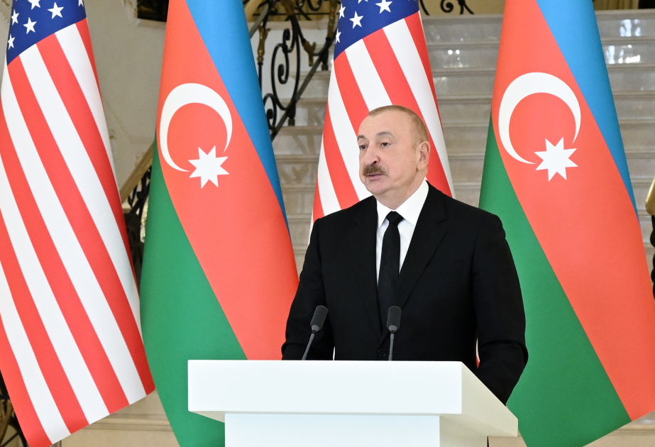 Prezident İlham Əliyev: Bu gün Strateji Tərəfdaşlıq Xartiyasının imzalanması mərasimi çox ürəkdən aparılmış işin nəticəsidir