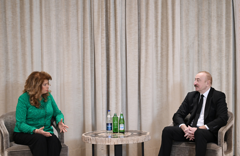 Prezident İlham Əliyev Münxendə Bolqarıstan Prezidenti ilə görüşüb