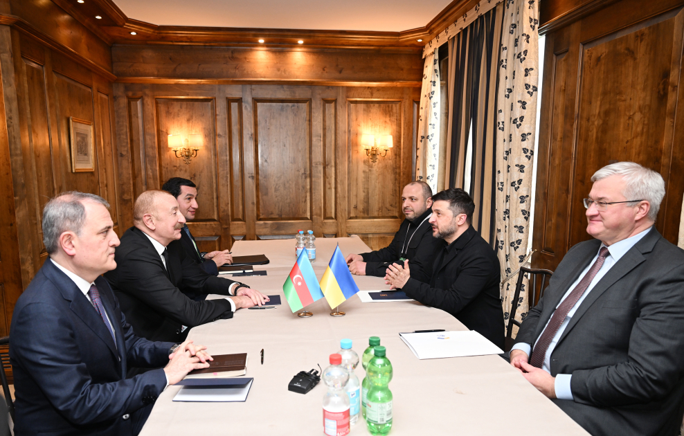 Azərbaycan və Ukrayna prezidentləri enerji tərəfdaşlığını müzakirə edib